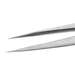 High Precision Tweezers, Style 3C, Carbon Steel, Fine, Pointed, 4.3"